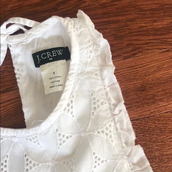 White J. Crew Dress - Picture 3 of 8